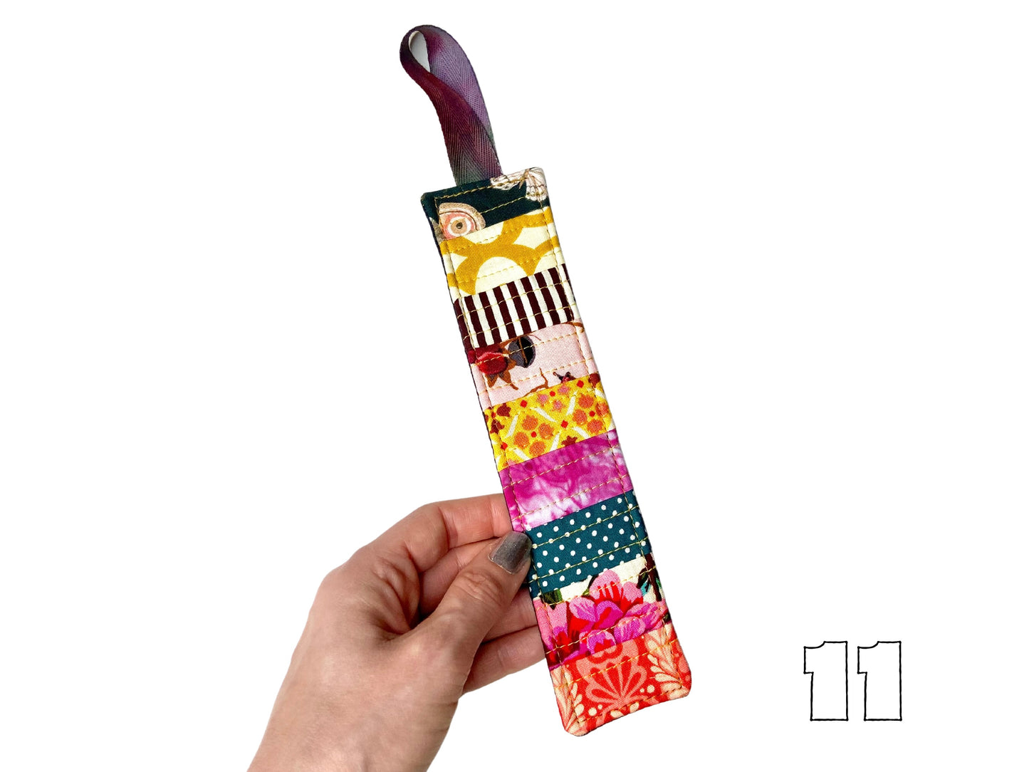 quilted bookmarks