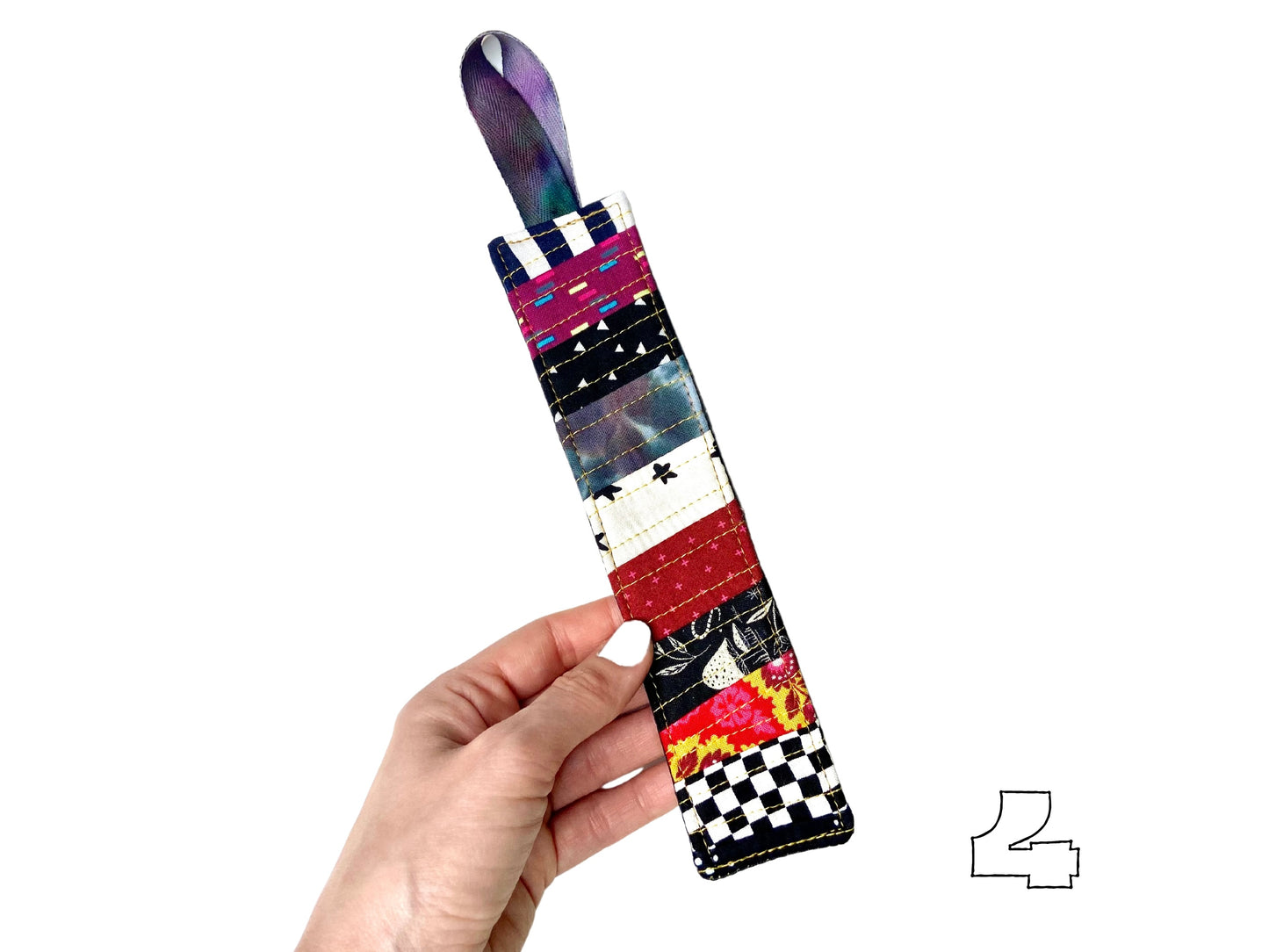 quilted bookmarks