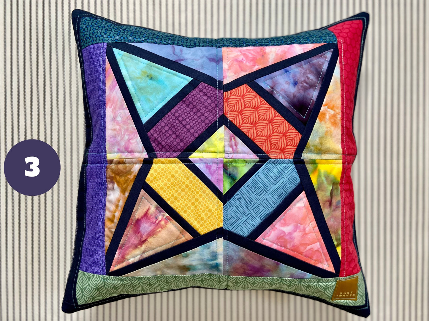 Stained glass pillow covers