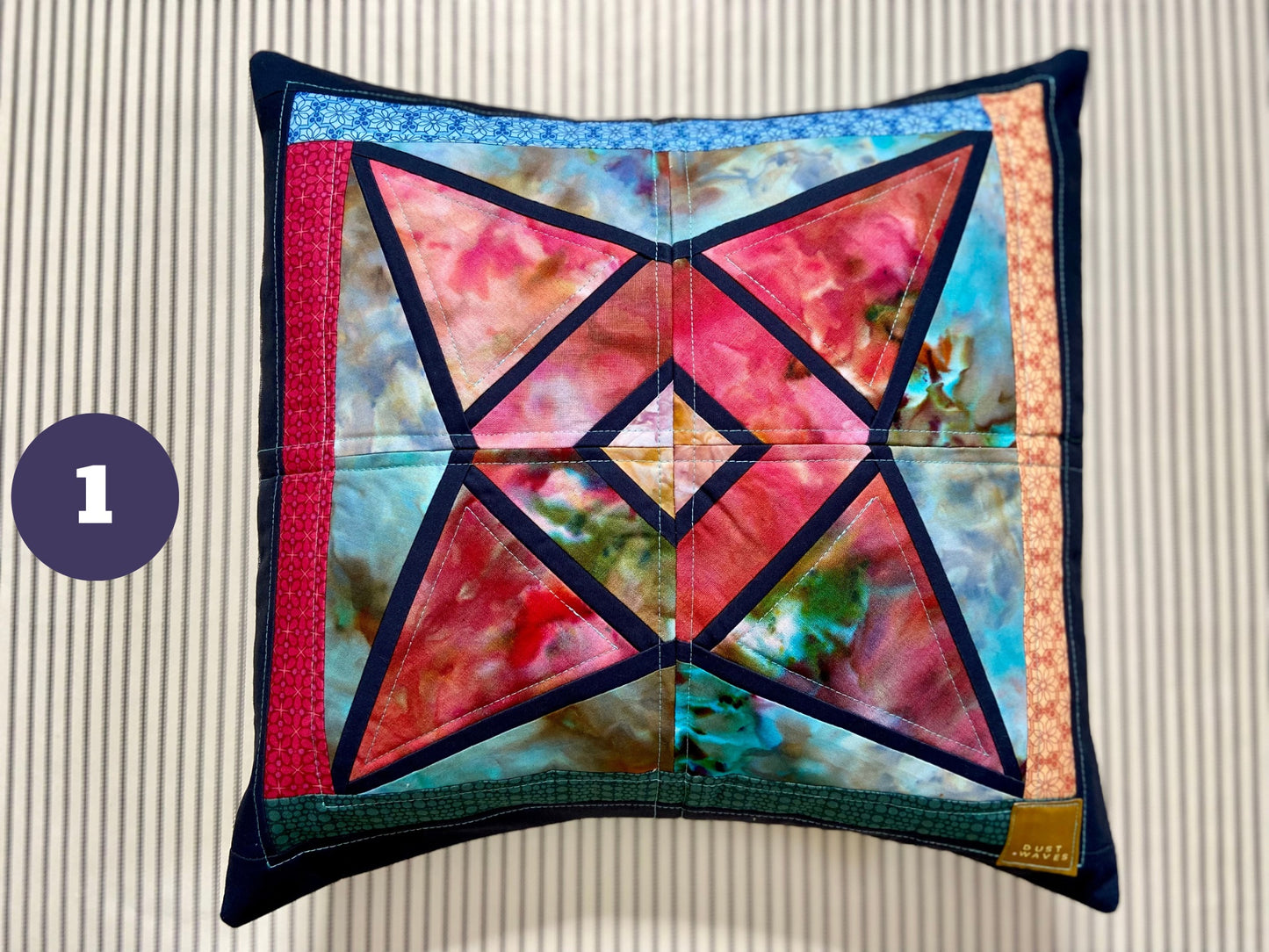 Stained glass pillow covers