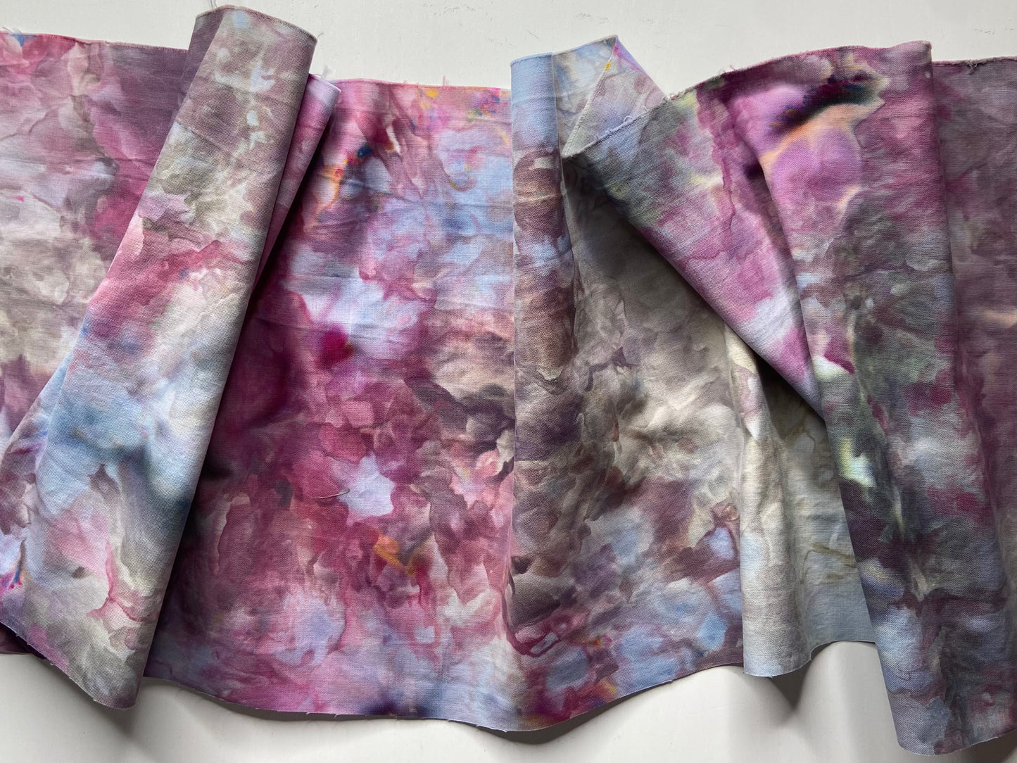dyed fabric remnant #6
