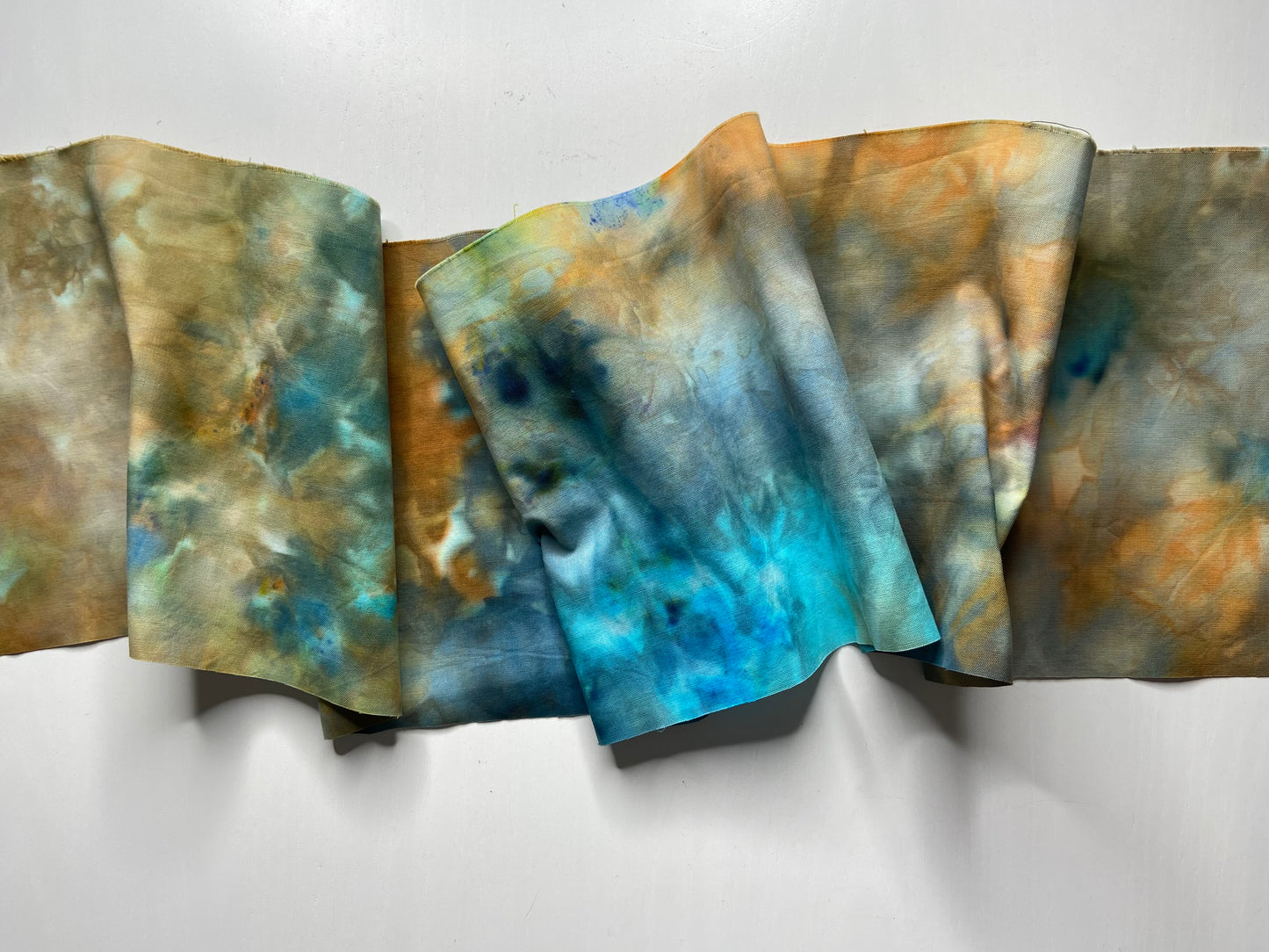 dyed fabric remnant #25