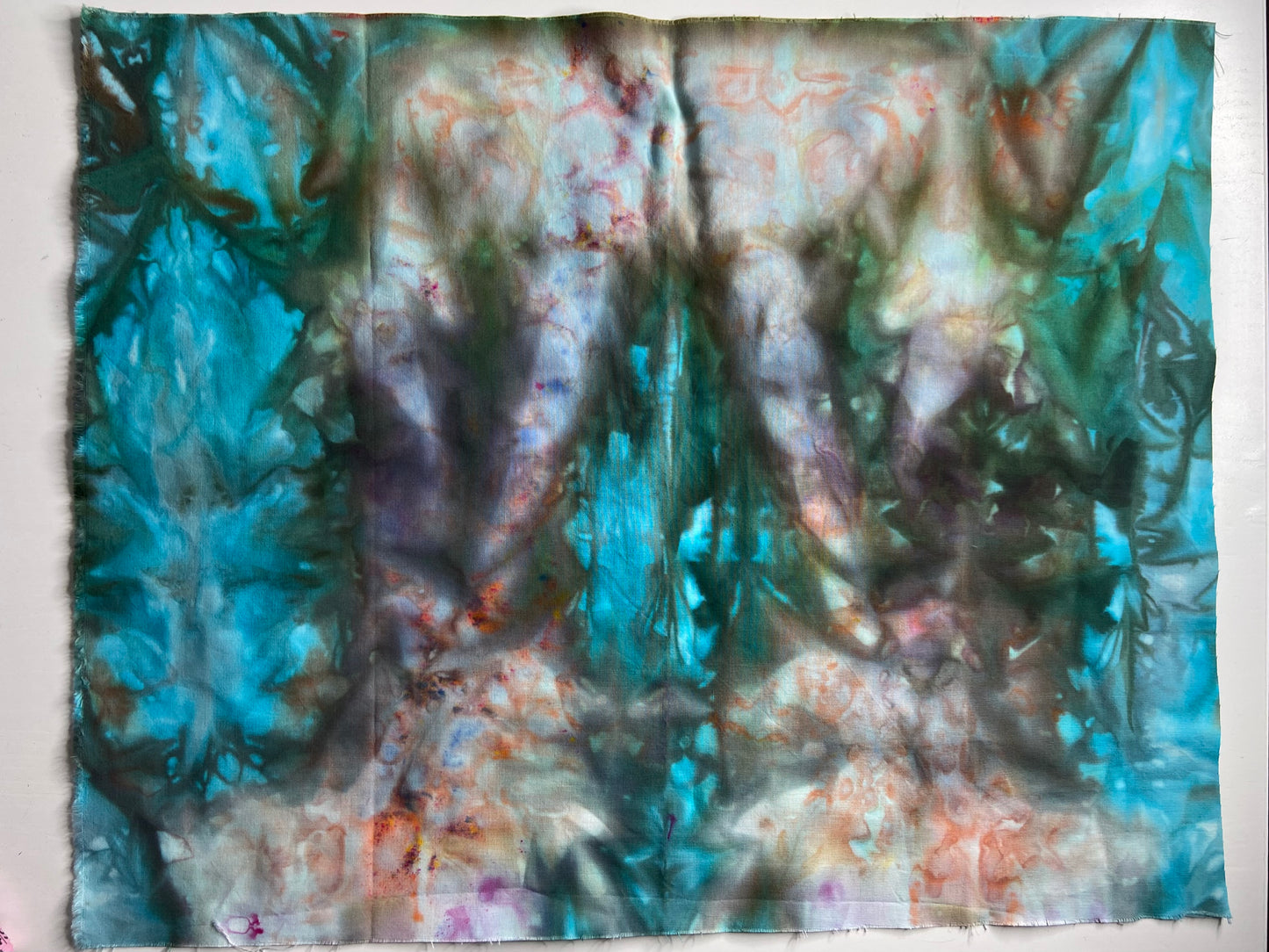 dyed fabric remnant #27