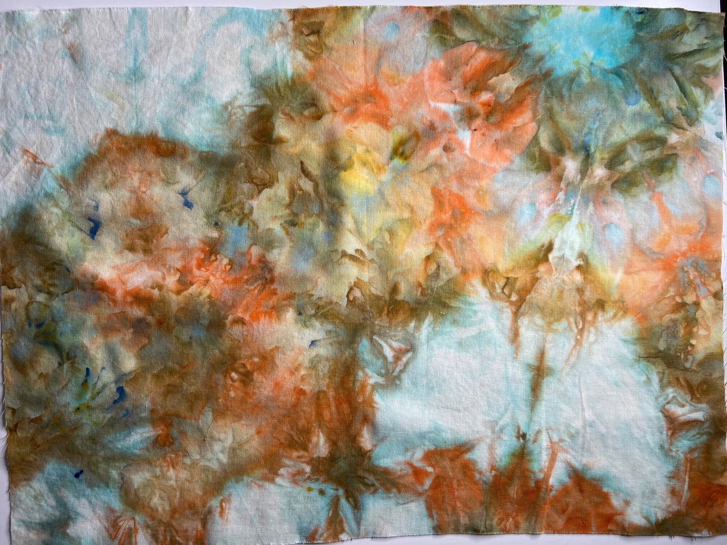 dyed fabric remnant #45