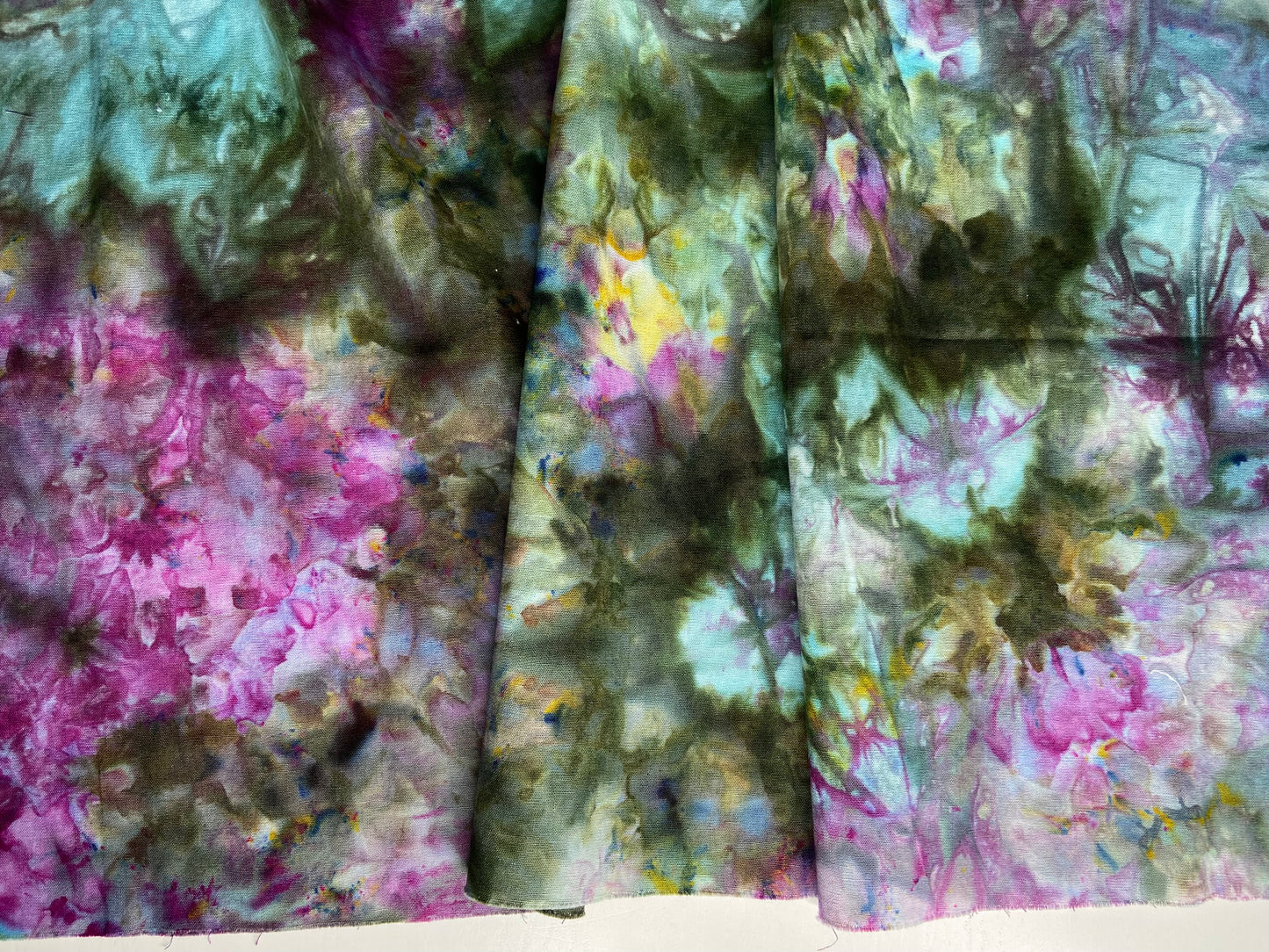 dyed fabric remnant #47