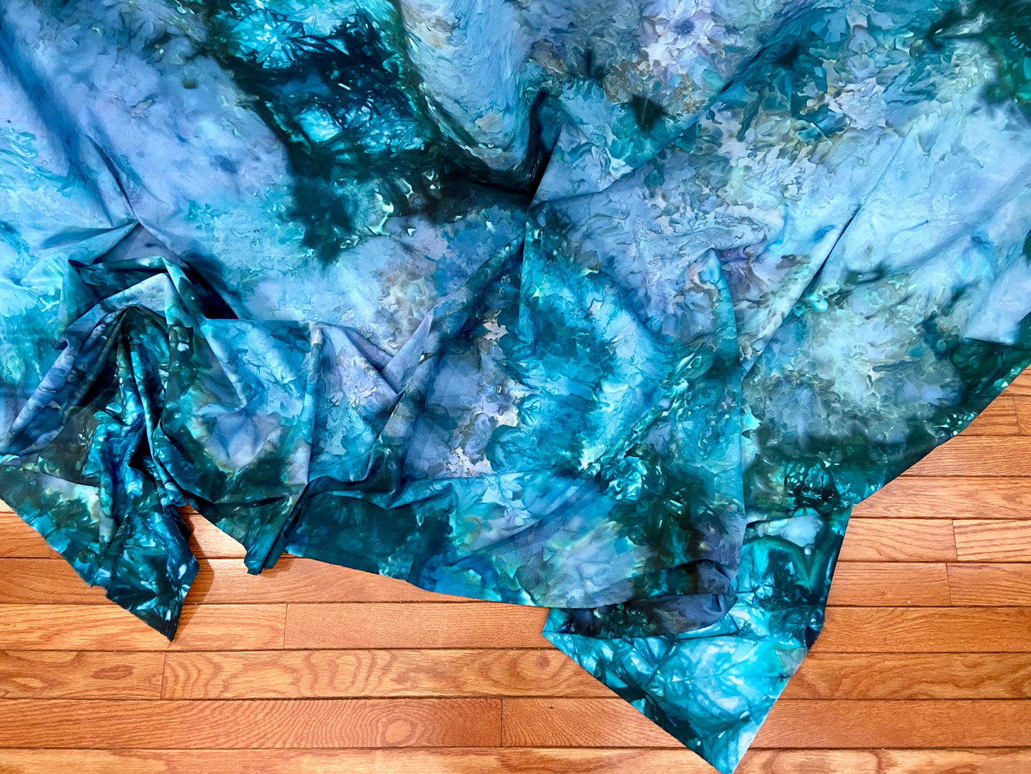 Wide Kona quilt back fabric - Teal - 2.5 yd (90x108")