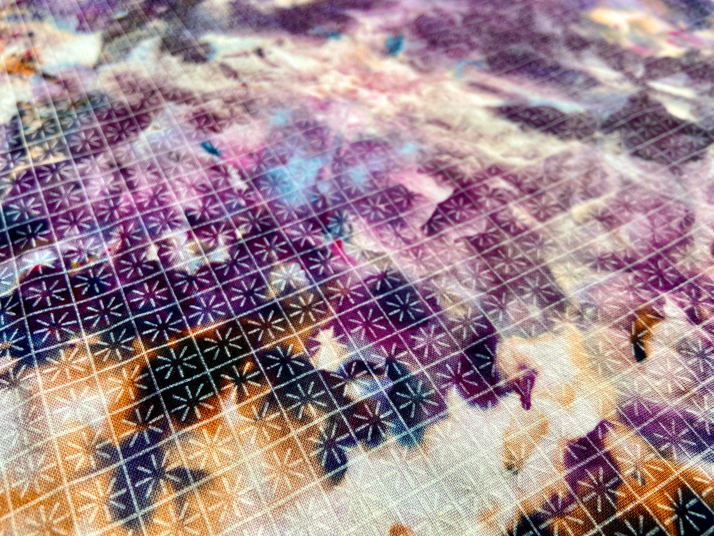 vintage white on white overdye - 5 prints