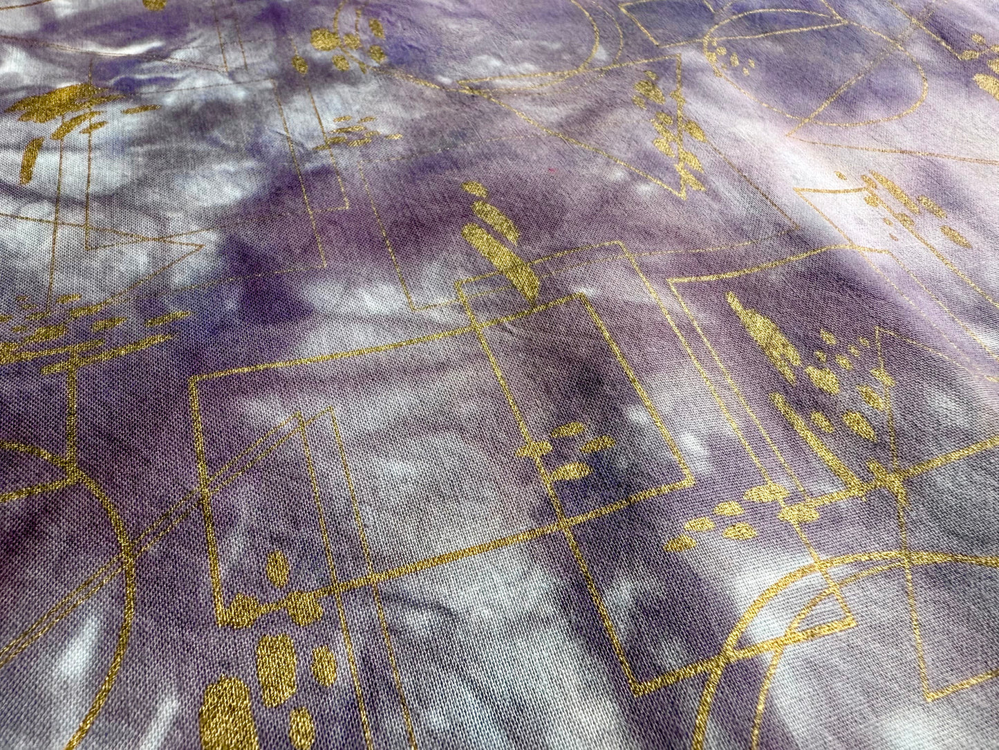 GOLD GEO OVERDYE - 5 colors
