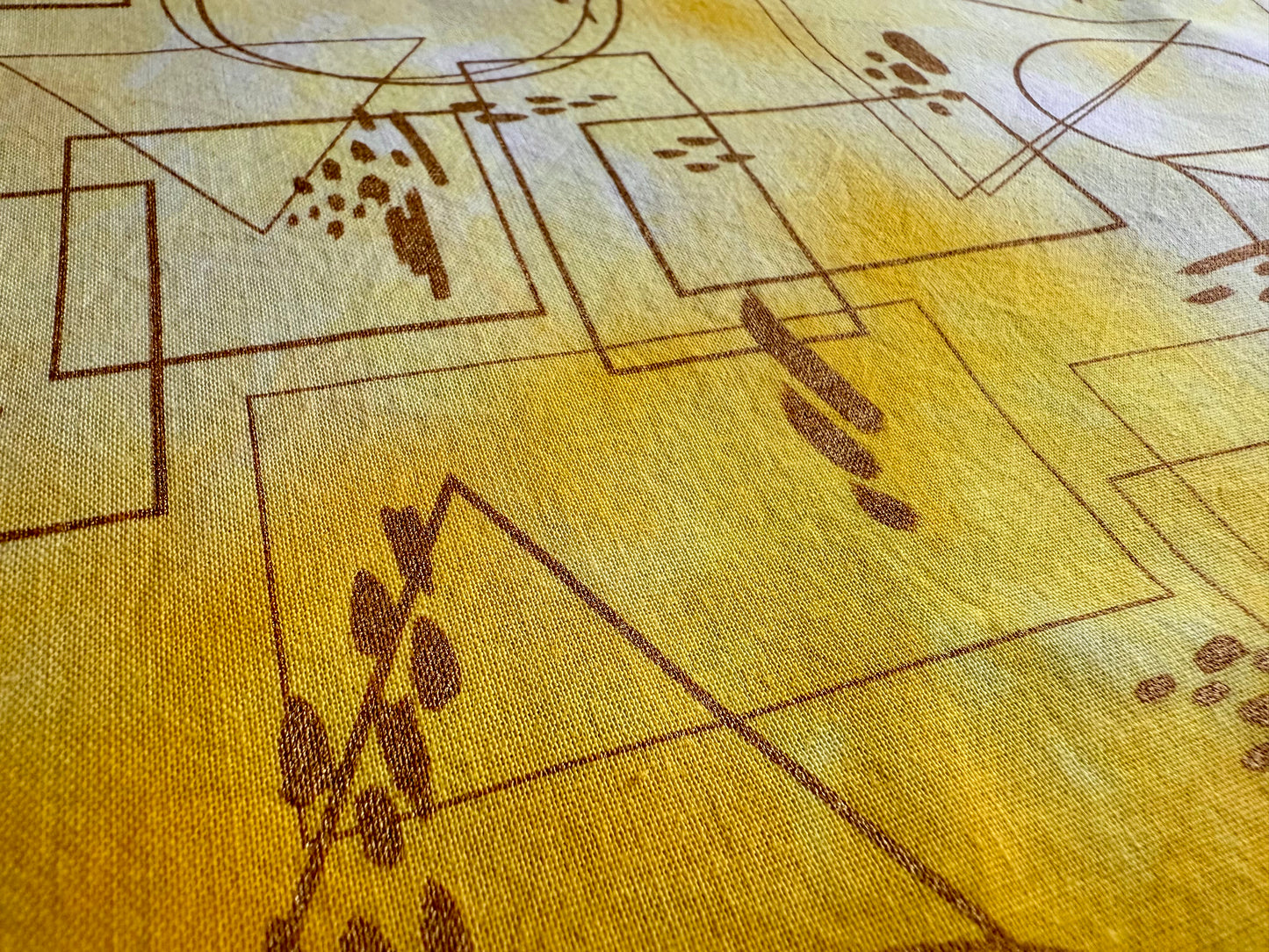 GOLD GEO OVERDYE - 5 colors