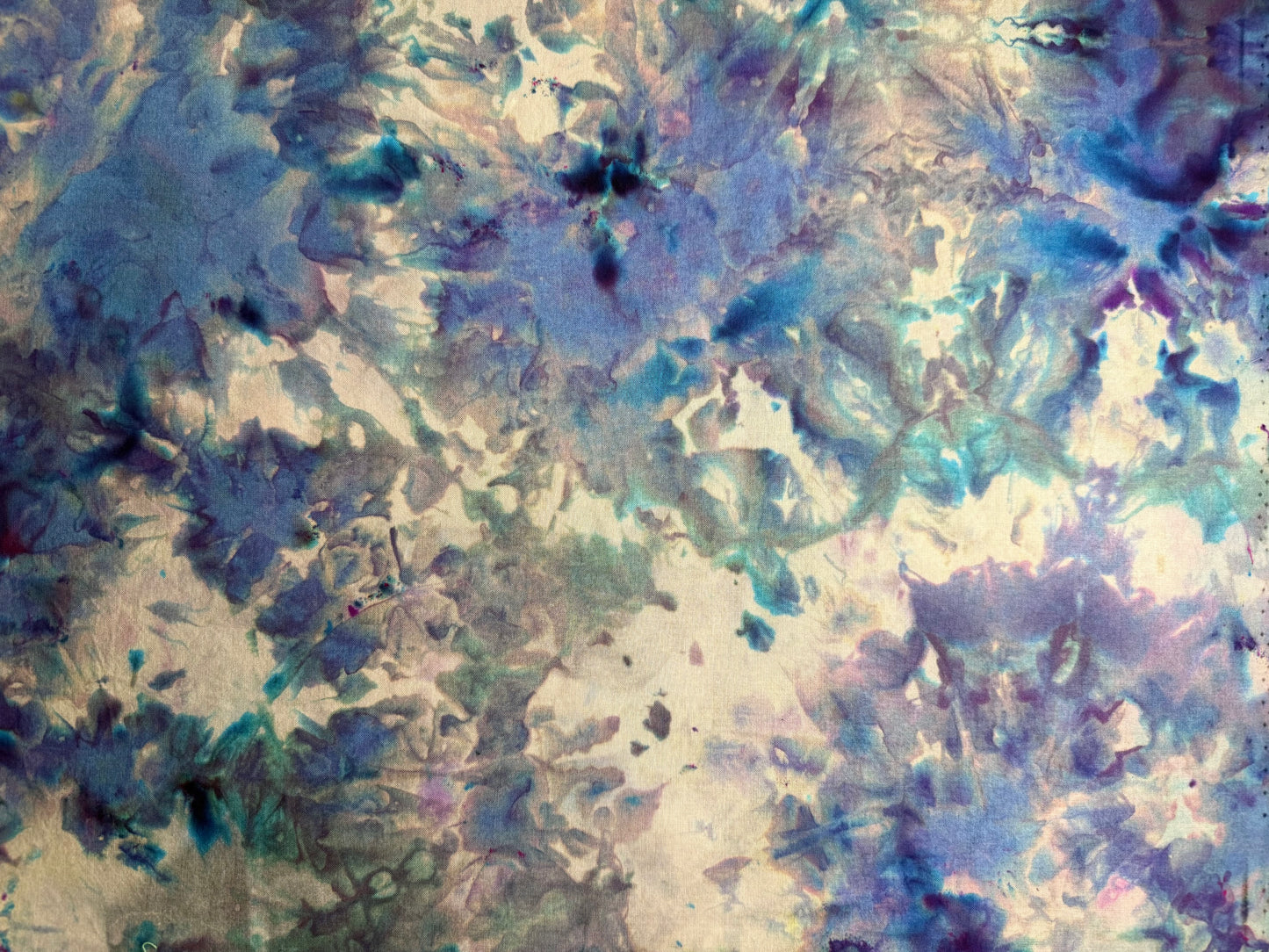ALCHEMY - overdye on pale peach cotton base