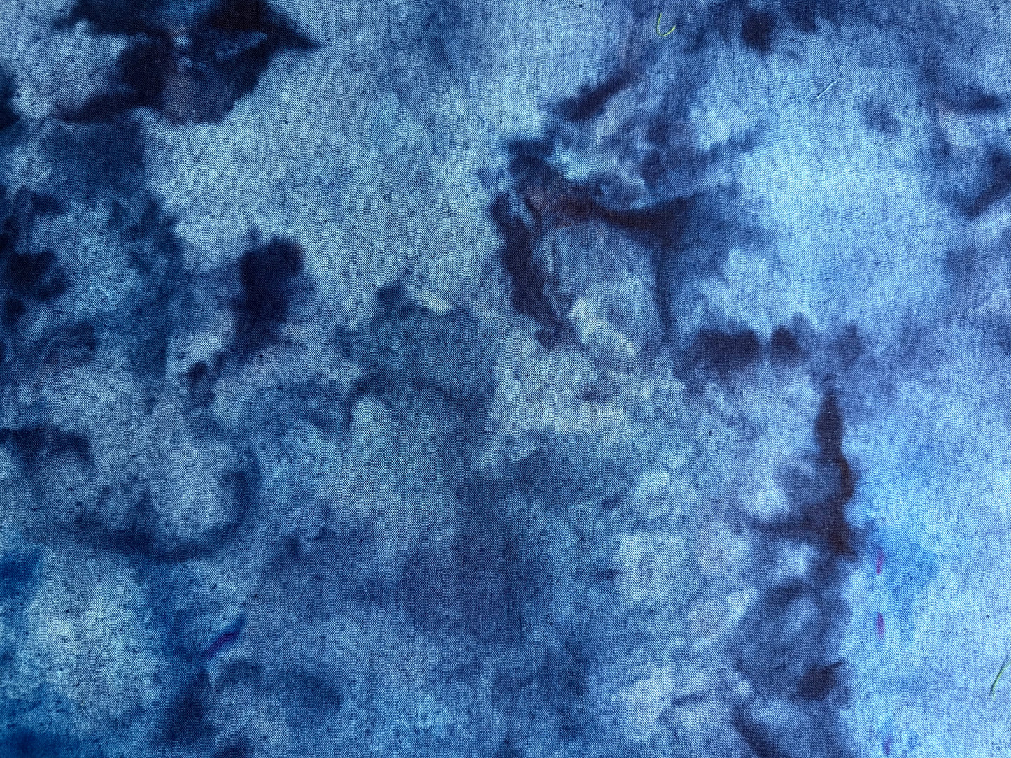 BLUE - overdyed on blue essex linen