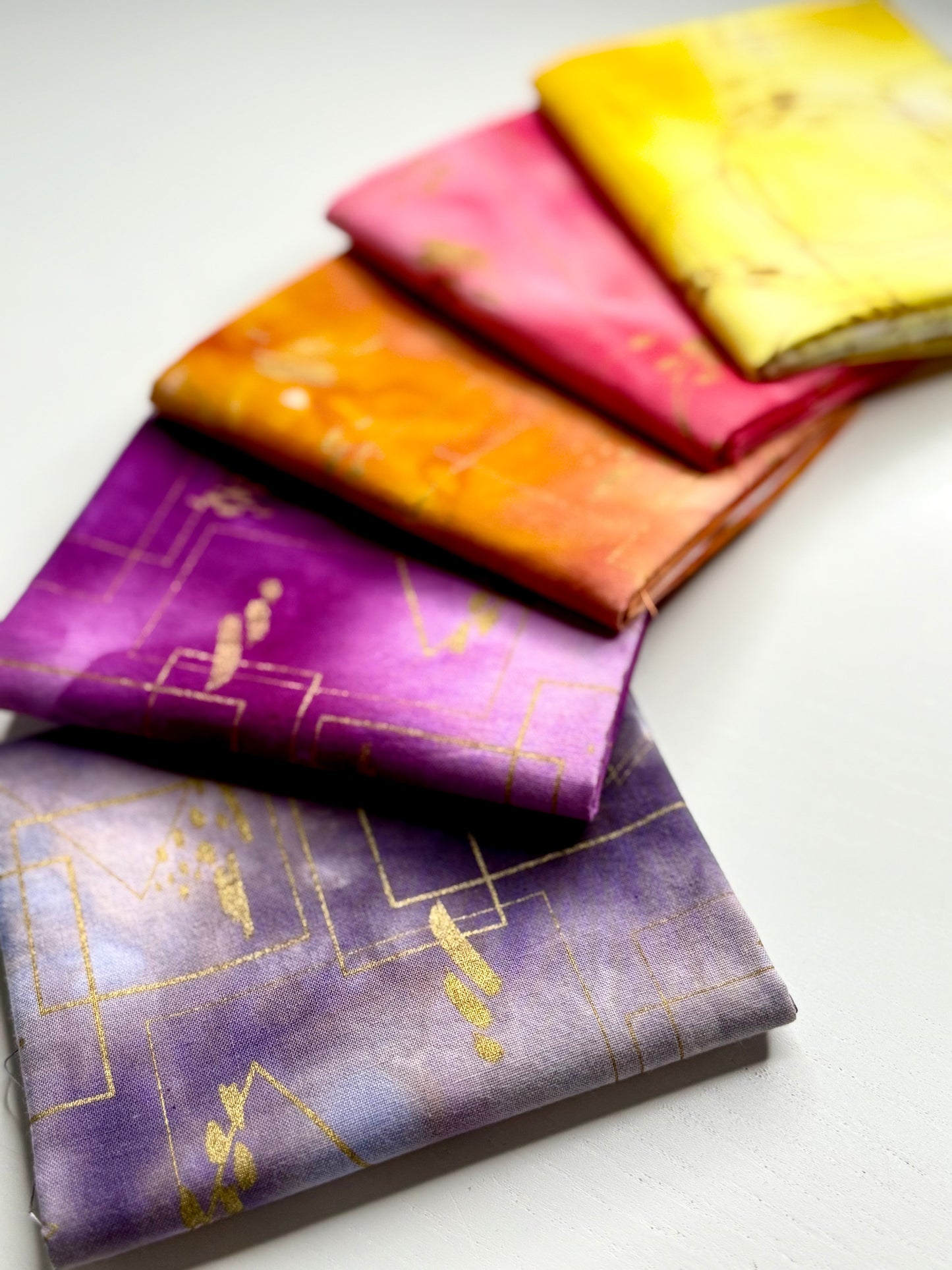 GOLD GEO OVERDYE - 5 colors