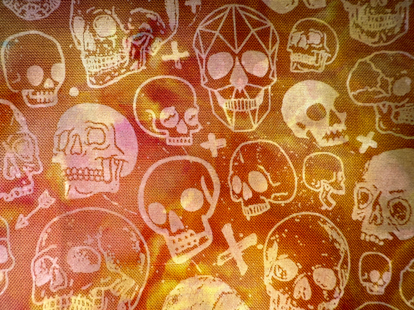 halloween skull overdye - 5 colors