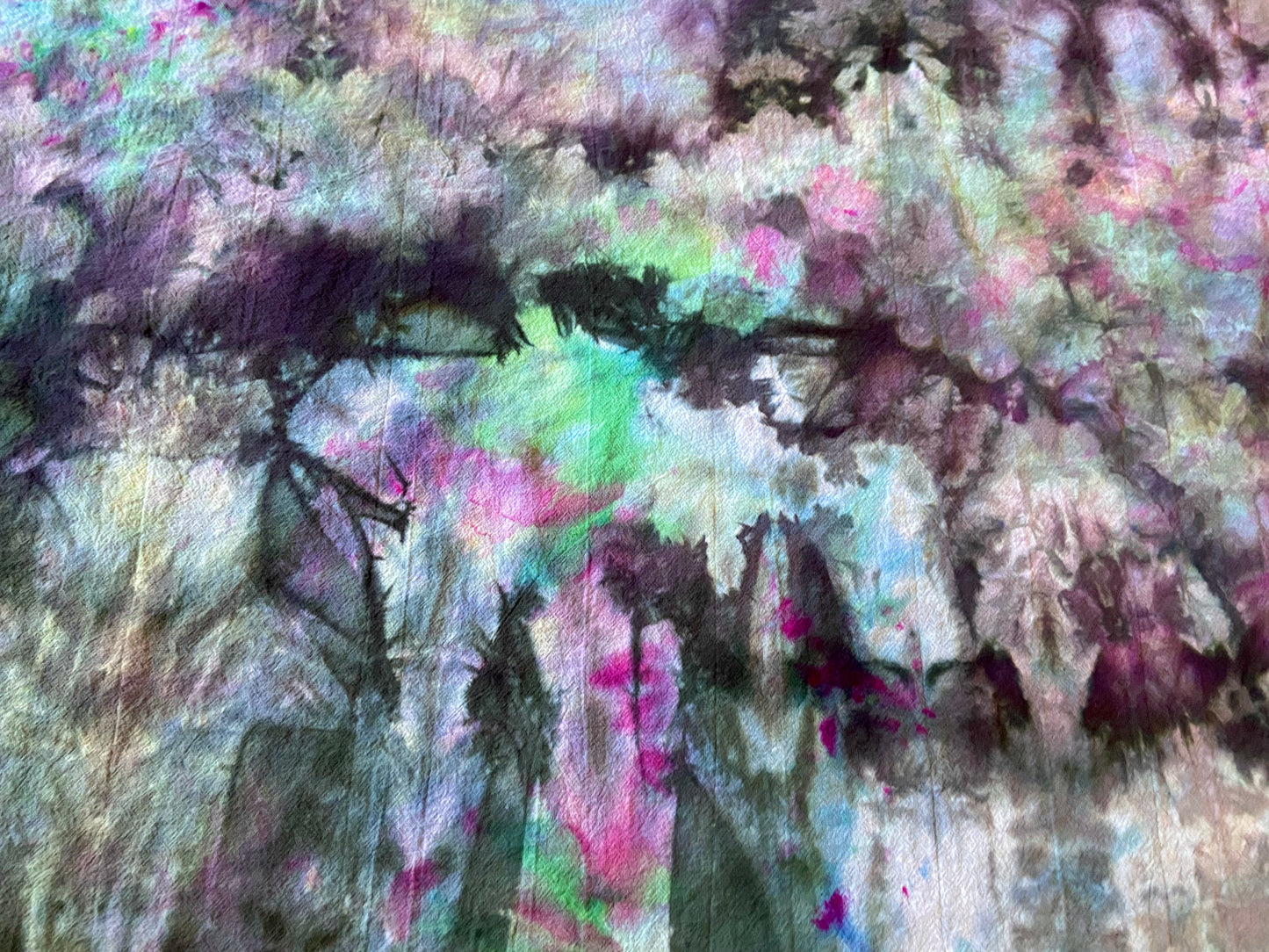 ice dyed cotton table cloths