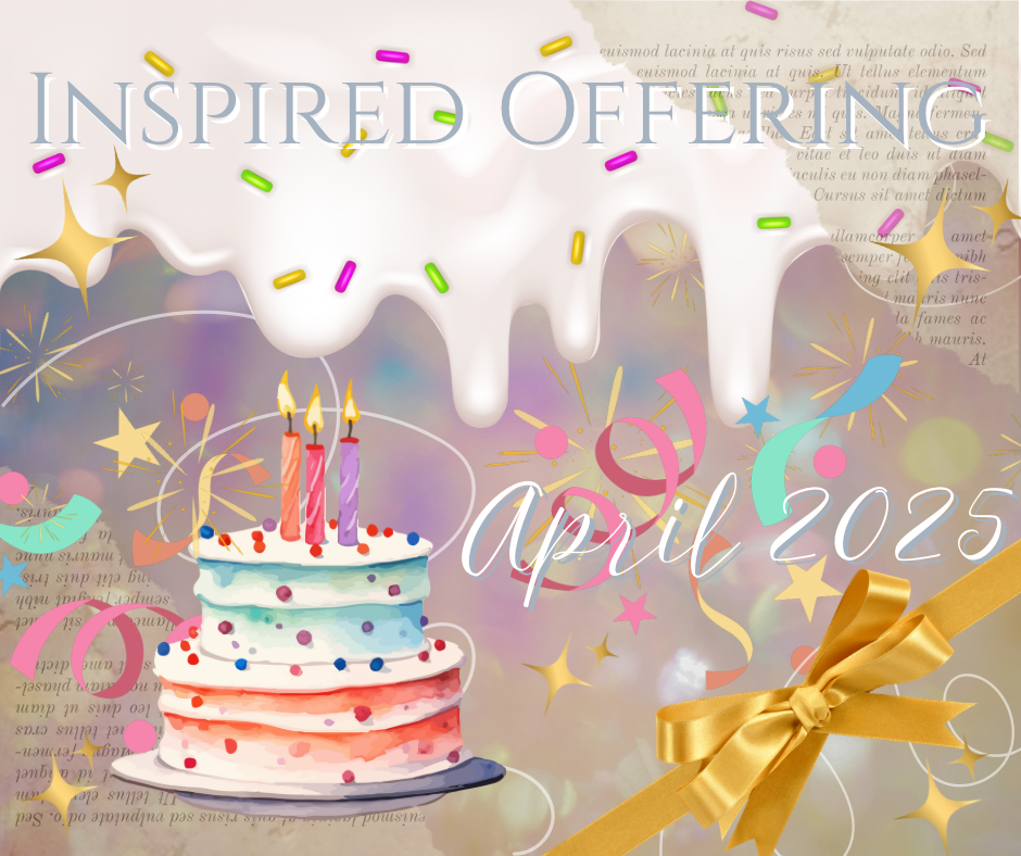 Inspired Offering - April (Confetti Cake)