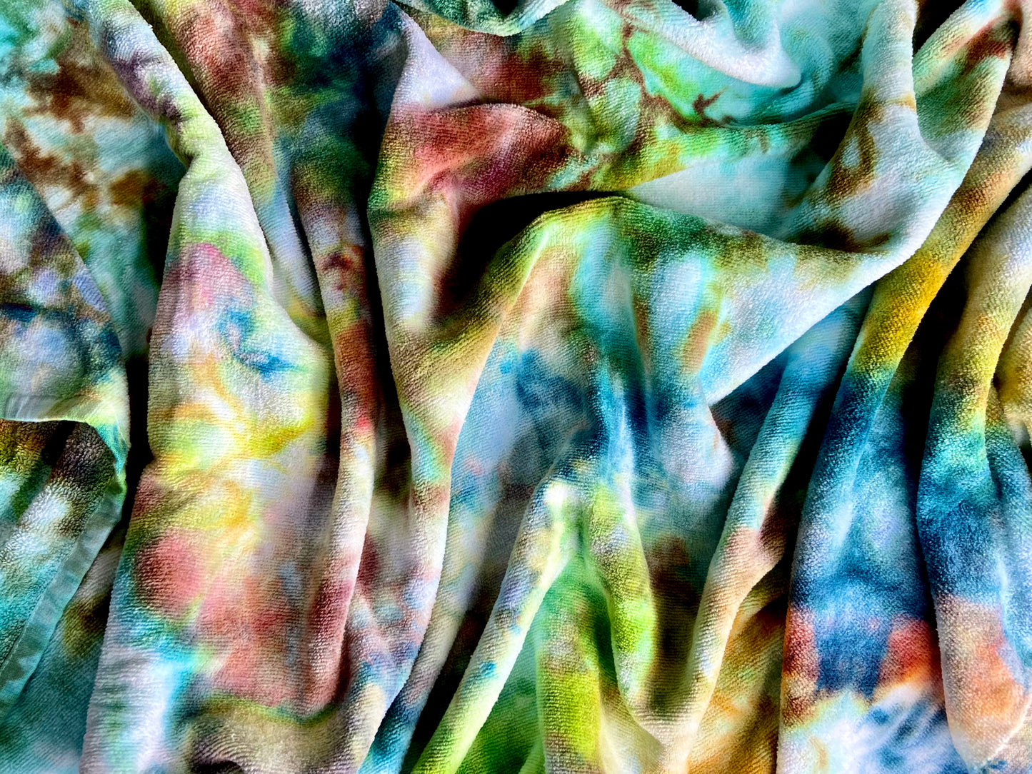 ice dyed bath/beach towels
