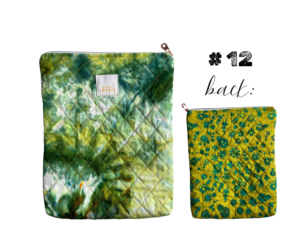 quilted book pouches ALL NEW COLORS!