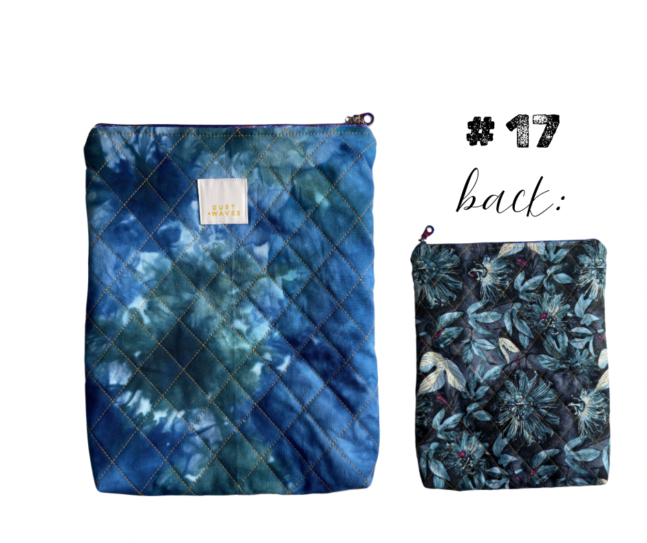 quilted book pouches ALL NEW COLORS!