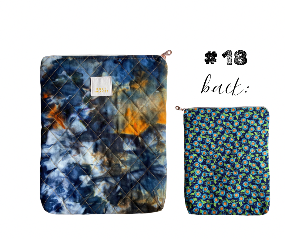 quilted book pouches ALL NEW COLORS!