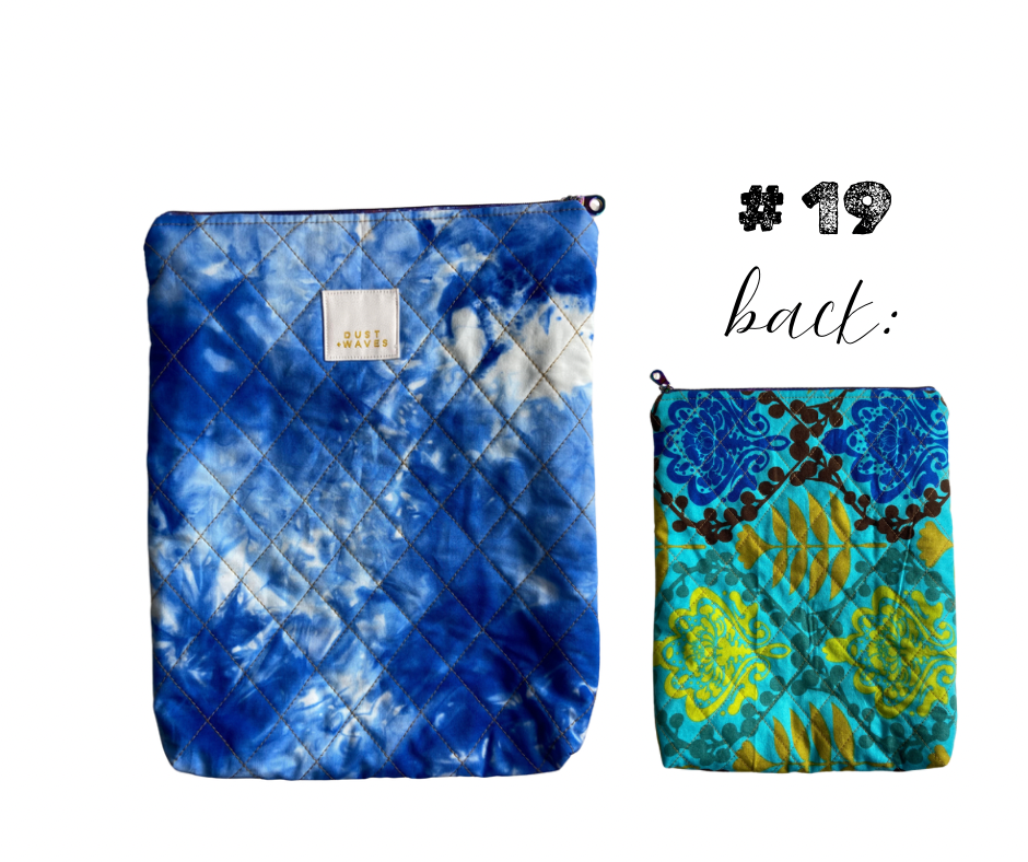 quilted book pouches ALL NEW COLORS!