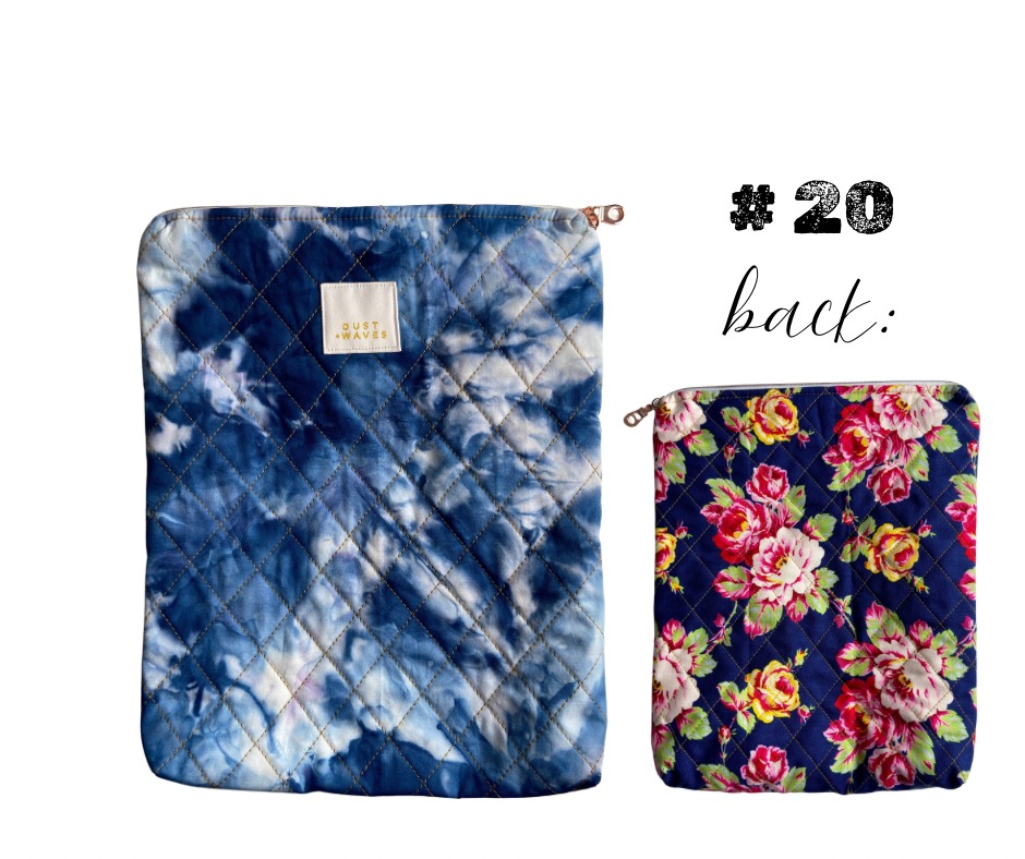 quilted book pouches ALL NEW COLORS!