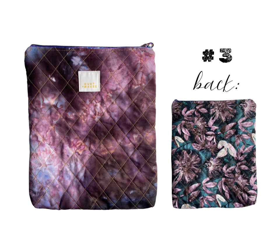 quilted book pouches ALL NEW COLORS!