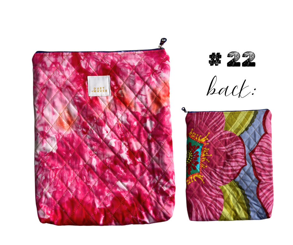 quilted book pouches ALL NEW COLORS!