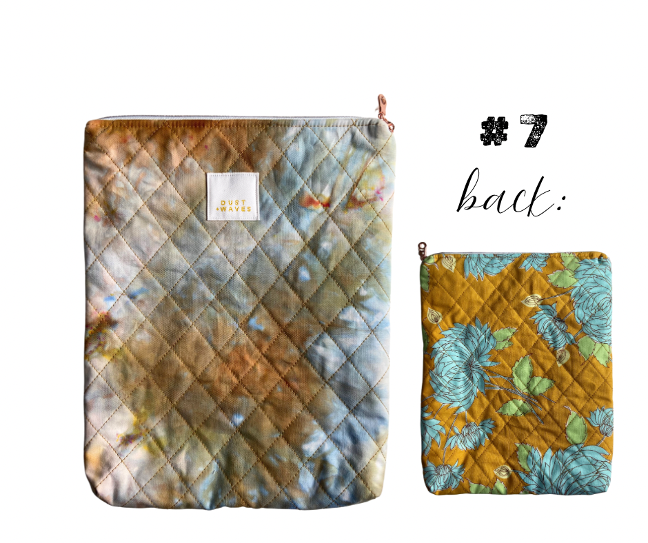 quilted book pouches ALL NEW COLORS!