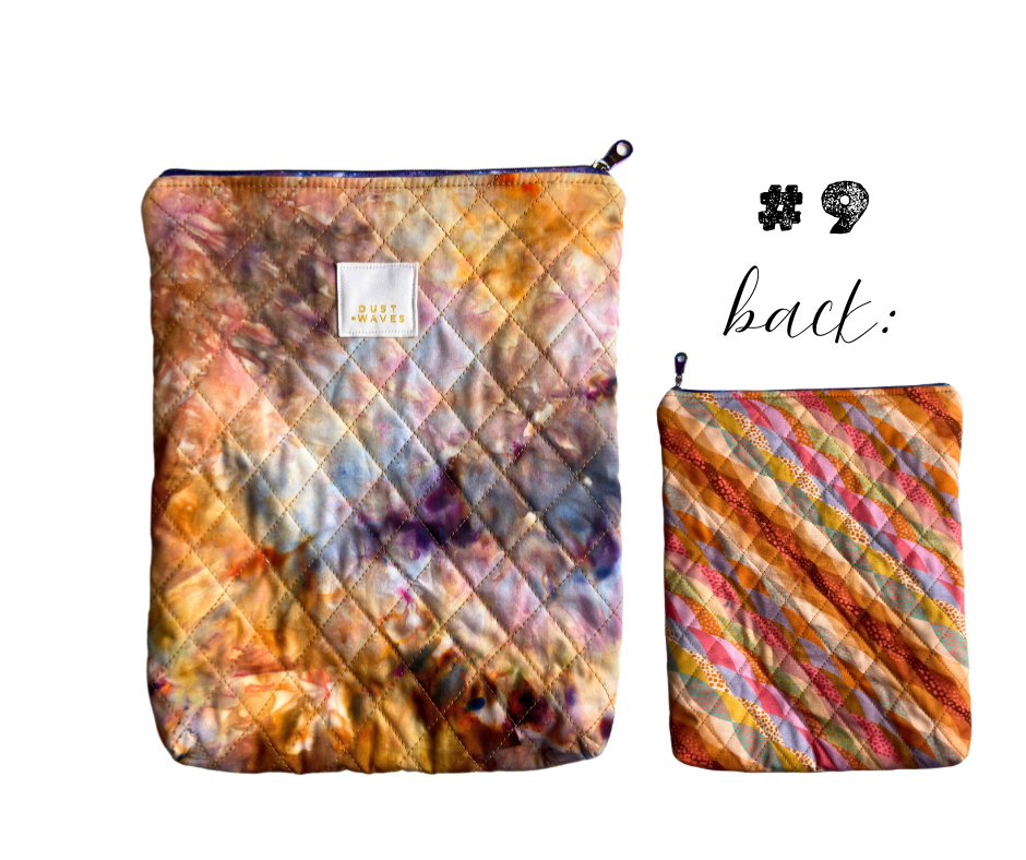 quilted book pouches ALL NEW COLORS!