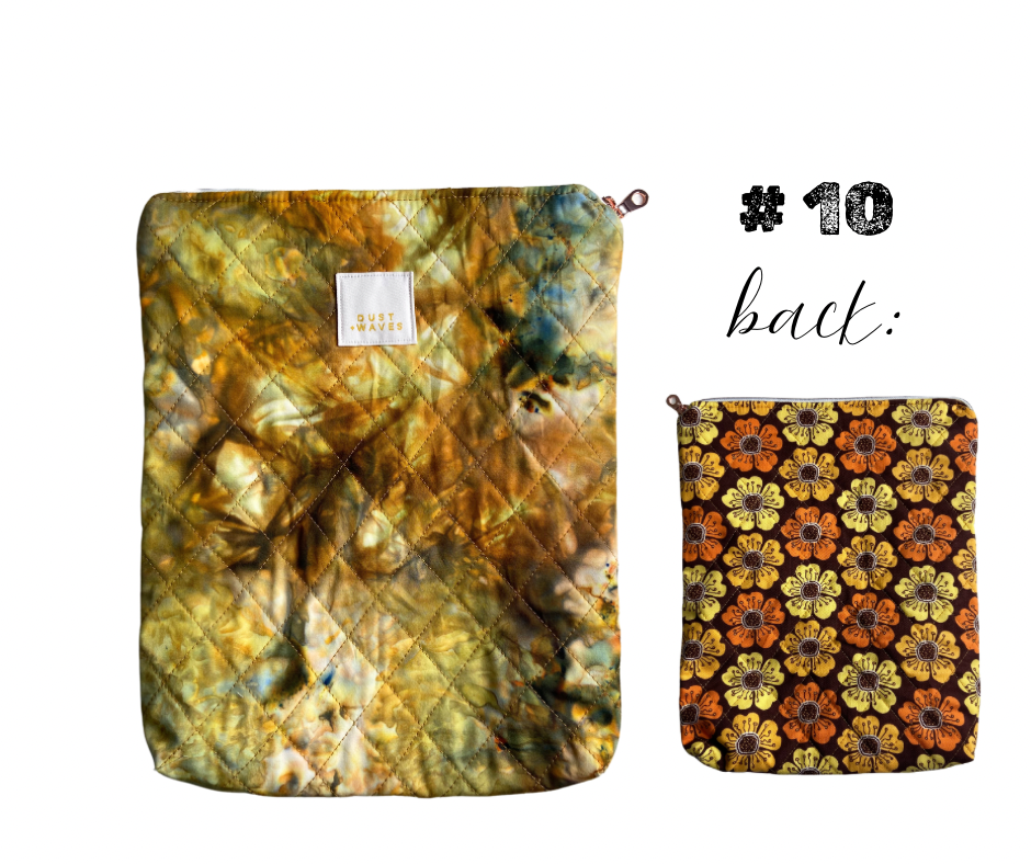 quilted book pouches ALL NEW COLORS!