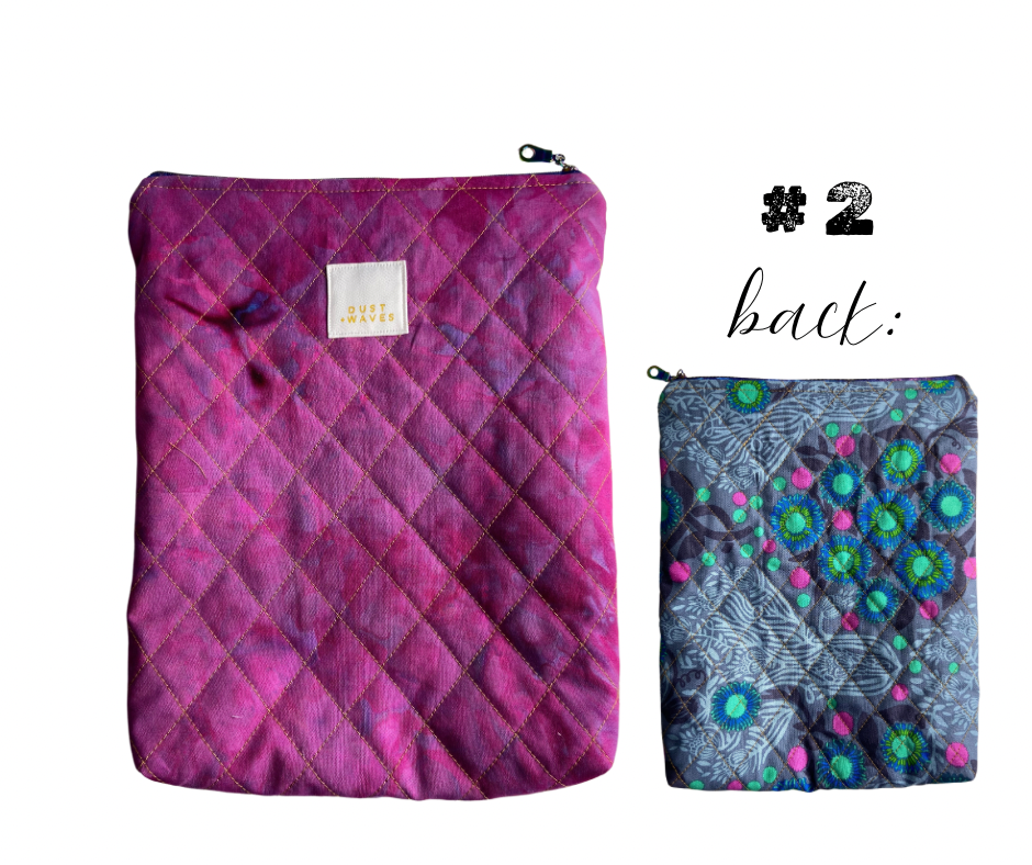 quilted book pouches ALL NEW COLORS!