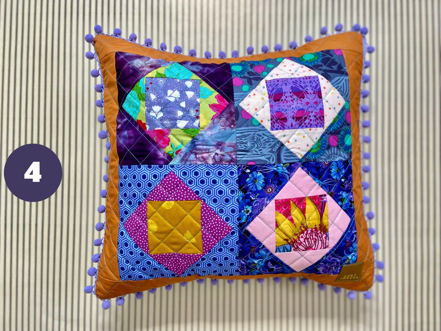 Spring pom pom pillow covers