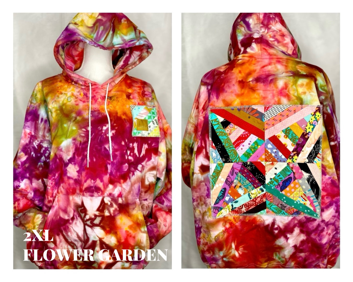 patchwork hoodie sweatshirts