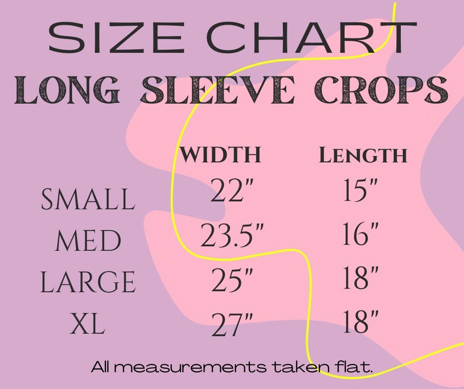 ice dyed crop long sleeve tee