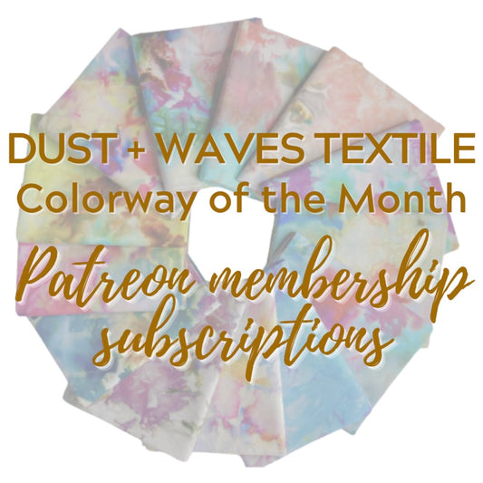 PATREON Colorway of the Month membership + subscriptions