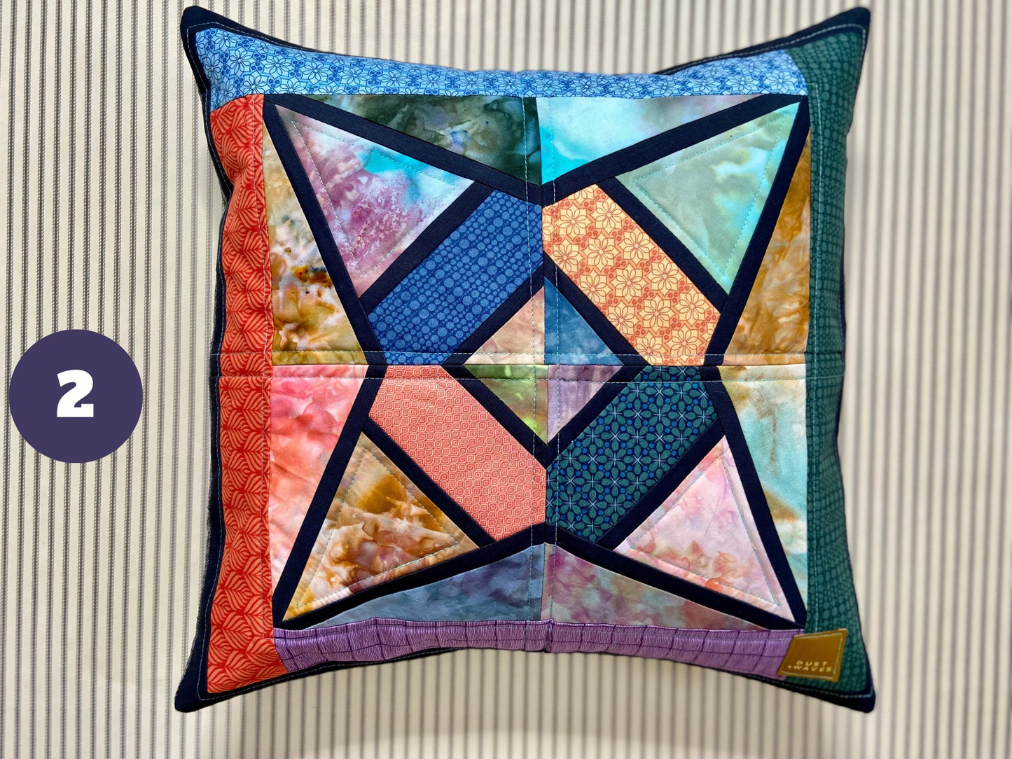 Stained glass pillow covers