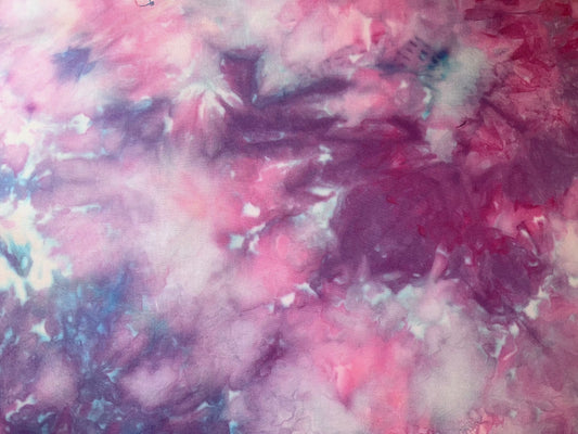 CONVERSATION HEARTS- Valentine overdye - peach Kona base