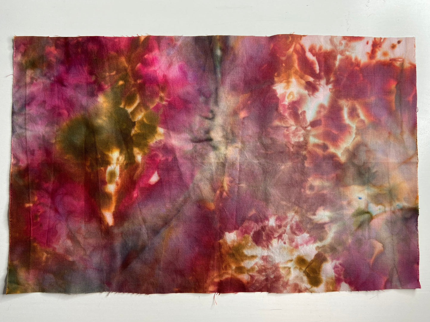 dyed fabric remnant #8