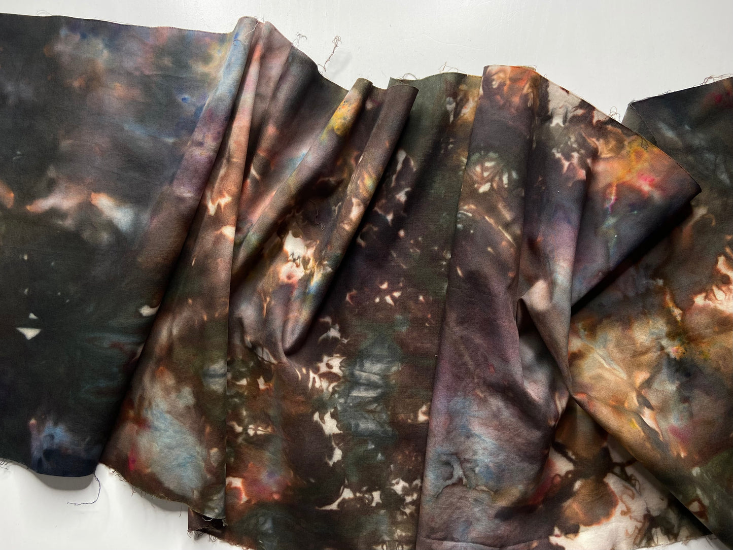 dyed fabric remnant #12