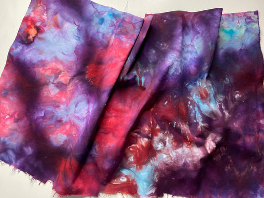 dyed fabric remnant #14