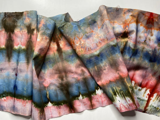 dyed fabric remnant #18