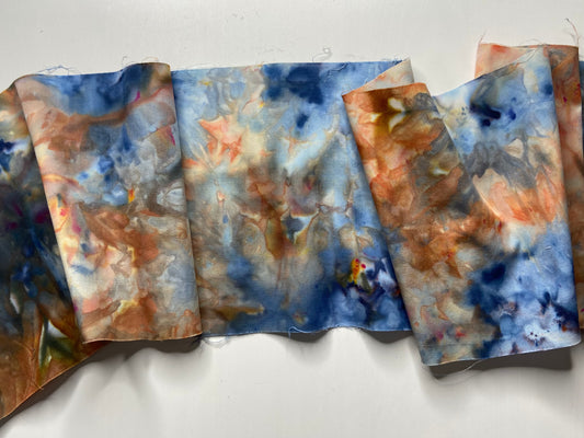 dyed fabric remnant #24