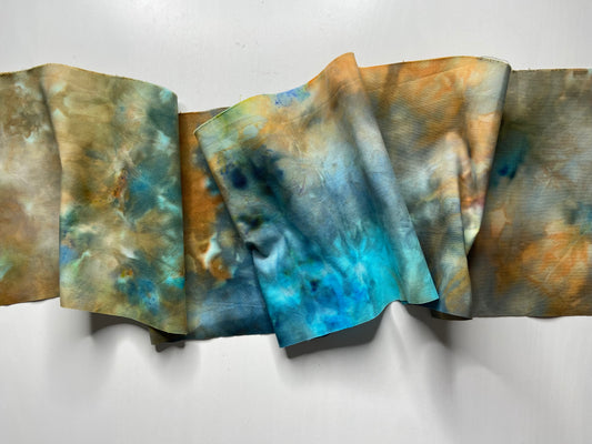 dyed fabric remnant #25