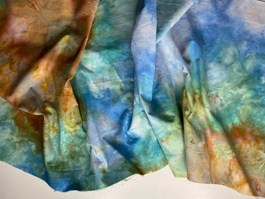 dyed fabric remnant #41