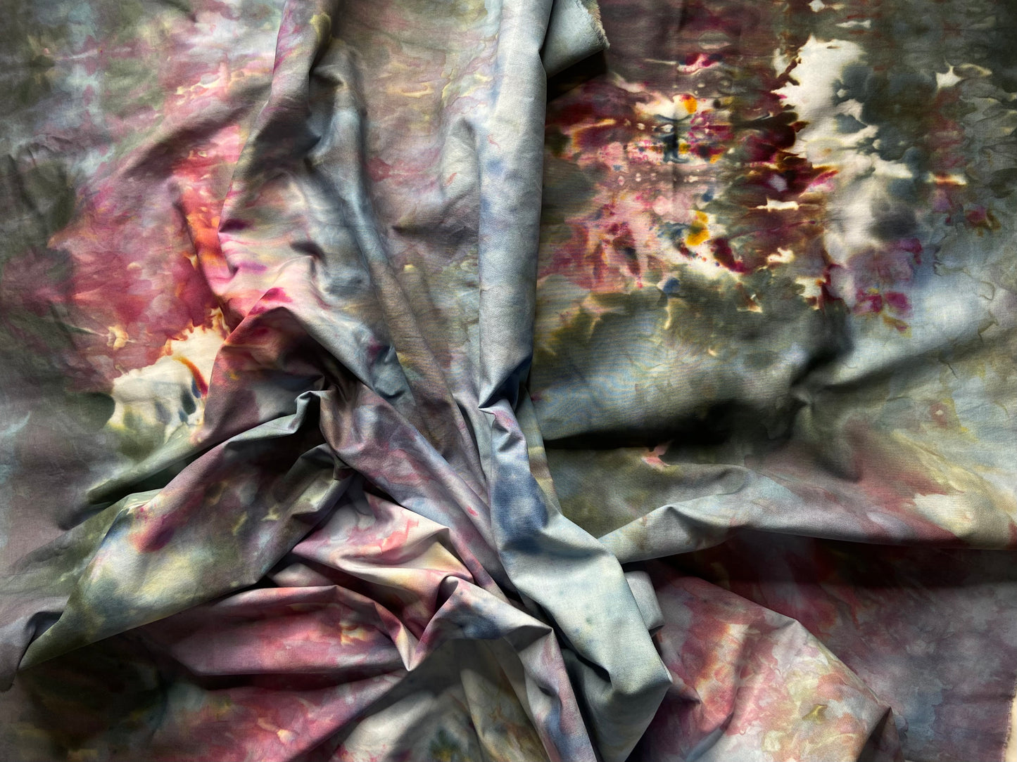 dyed fabric remnant #51