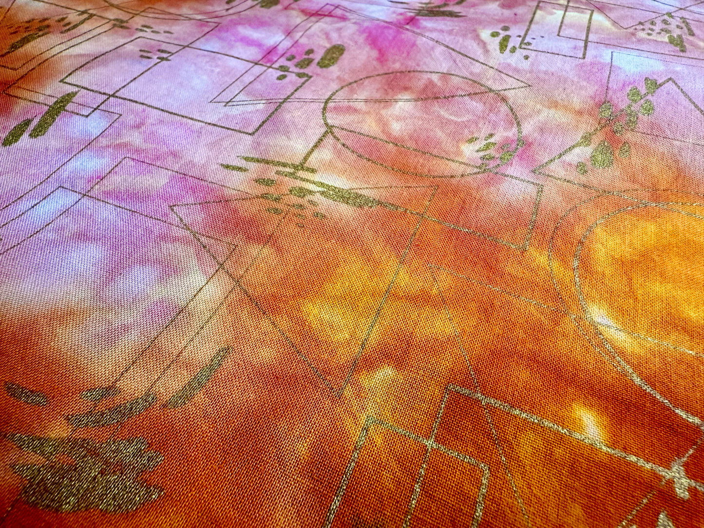 GOLD GEO OVERDYE - 5 colors