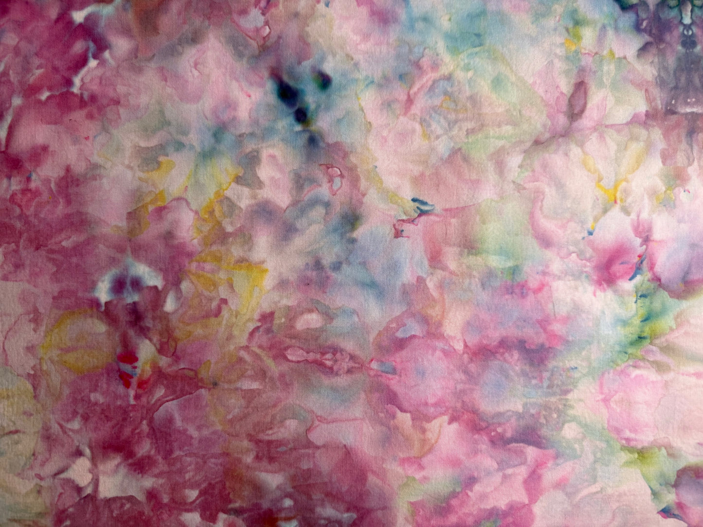 LIGHT PINK - overdye on pink cotton base 17X22"