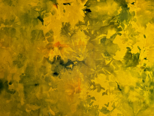 YELLOW - overdye on mango cotton base