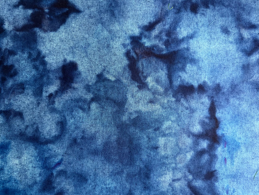 BLUE - overdyed on blue essex linen