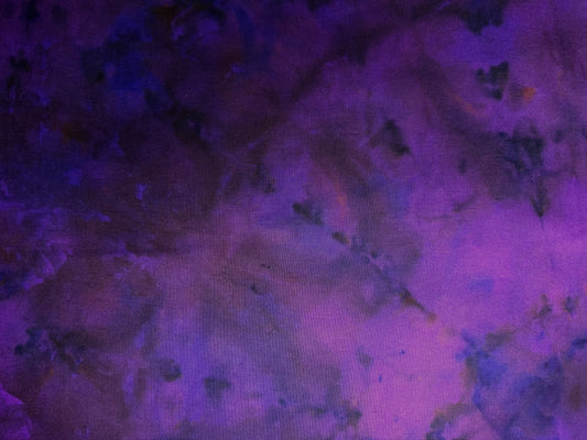 BEWITCH - Halloween overdye on purple cotton base